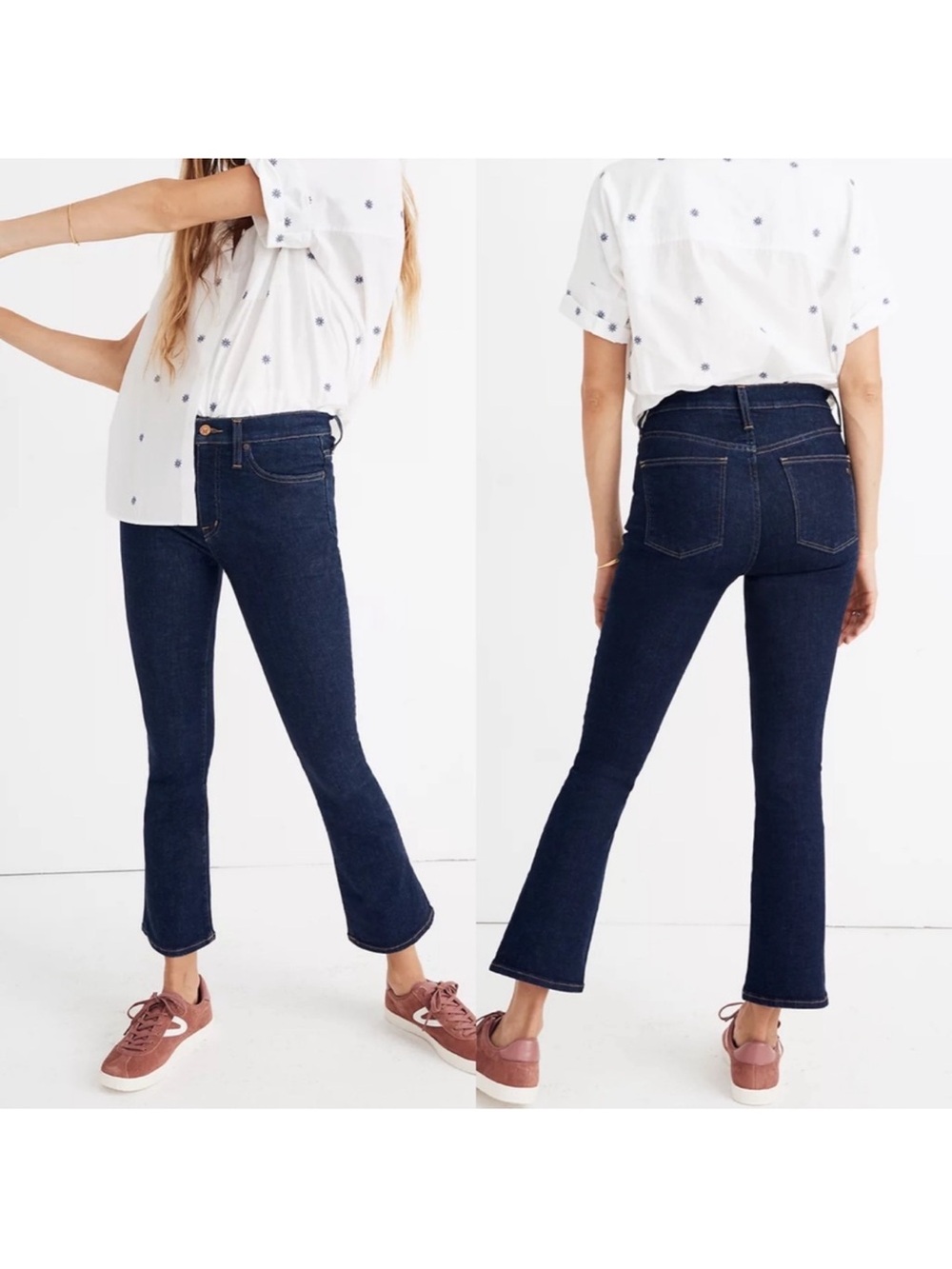 Madewell Petite Cali Demi-Boot Jeans in Lucille Wash 29 Petite